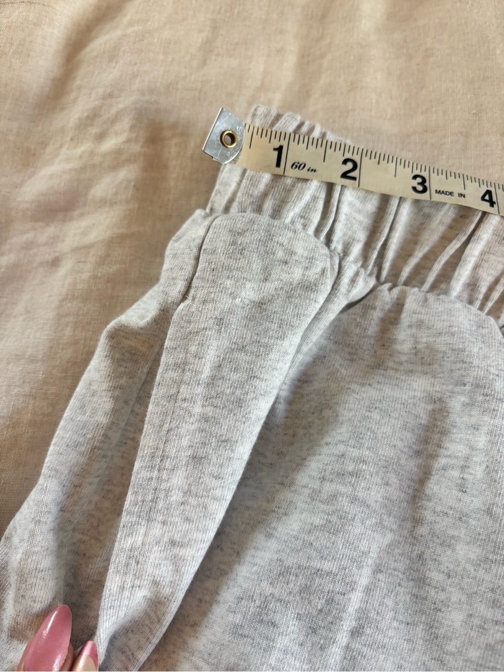 Urban Outfitters Wide Leg Elastic Waist Pants in Light Heather Gray - Picture 7 of 9